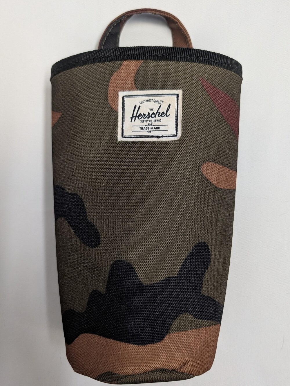 Herschel Supply Co. Alexander Woodland Camo Insulated Bottle Sleeve